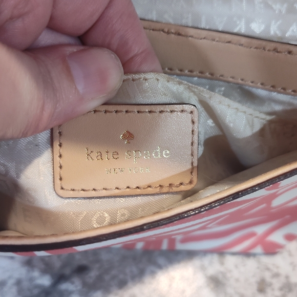 Kate Spade Tropical Pattern Pink Crossbody Bag - Picture 5 of 11